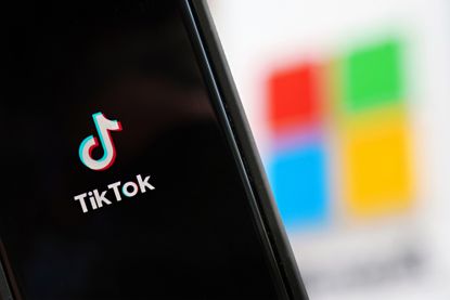 A TikTok logo