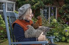 ANIMAL MAGIC - Chickens - Carla Carlisle with her rare chickens photographed at her home in Bury St Edmunds. Pictures by Richard Cannon