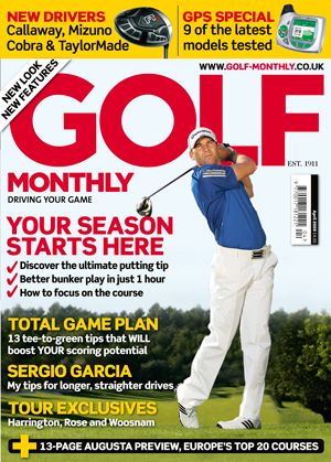 Golf Monthly April 2009 cover