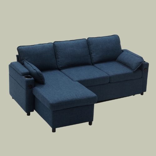 Pizzello, L Shaped Sofa Sleeper &amp;amp; Chaise