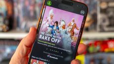 Channel 4 app running on iPhone 17 Pro Max (Cosmic Orange)