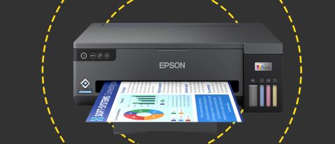 The Epson EcoTank ET-14100 on the ITPro background