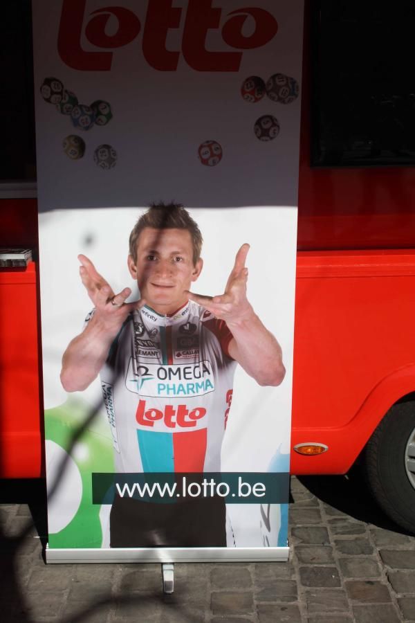 Andr&eacute; Greipel (Omega Pharma-Lotto) will be hoping his numbers come up.