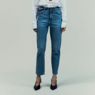 1975 Zara mid blue mom jeans