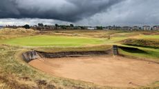The 17th green at Prestwick Golf Club