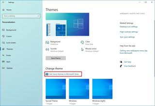 Windows 10 download themes