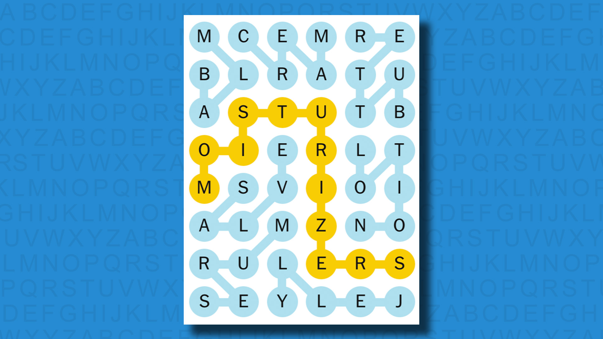 NYT Strands answers for game 538 on a blue background