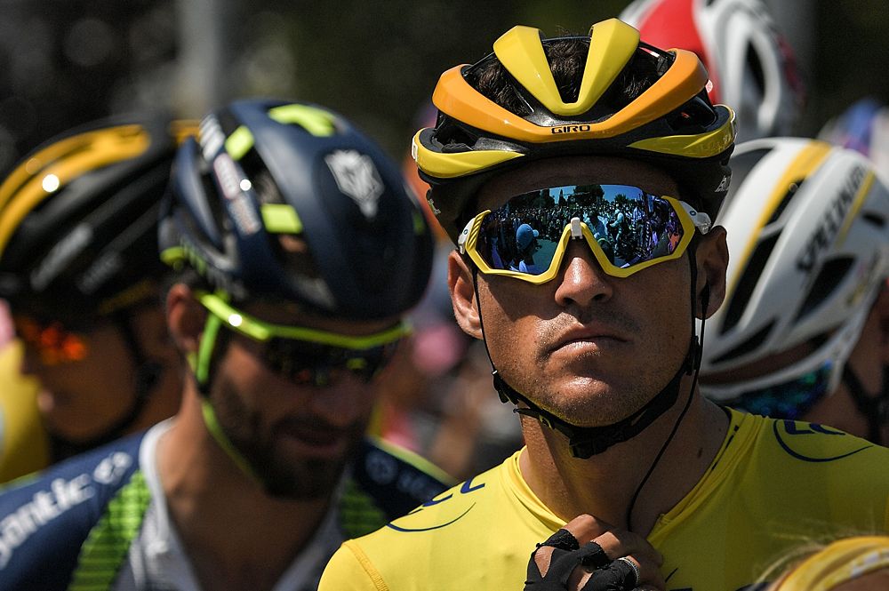 Greg Van Avermaet (BMC) is the overall leader at the Tour de France ahead of stage 4