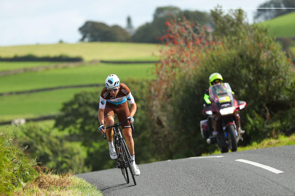 Tony Gallopin (AG2R La Mondiale) on the attack