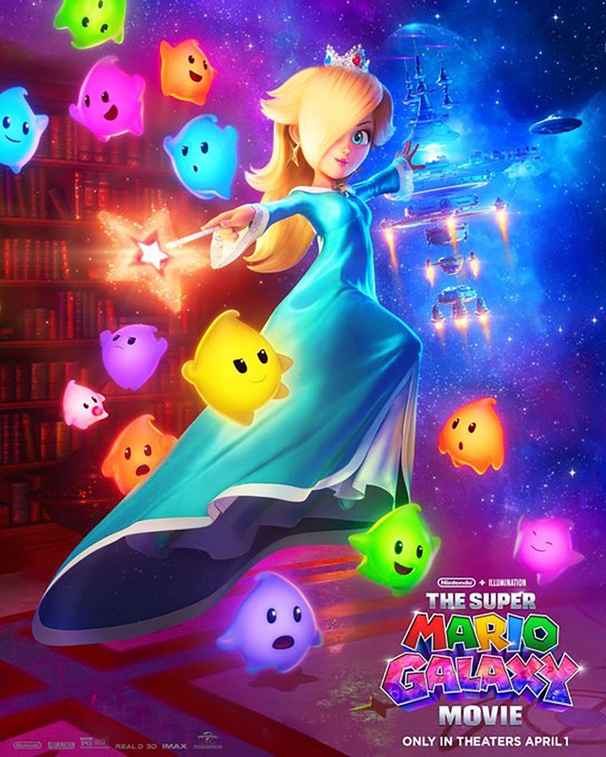 Rosalina summoning a wave of stars