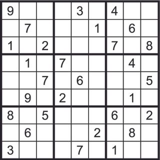 Sudoku puzzle