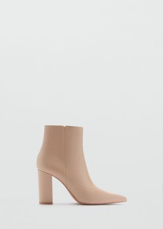 Pointed Heel Ankle Boot - Women | Mango United Kingdom