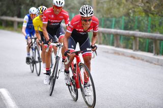 Jarlinson Pantano burying himself for Alberto Contador (Trek-Segafredo)