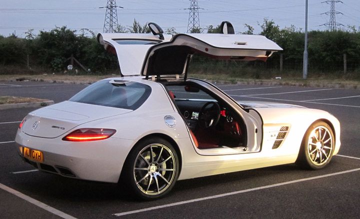 The principle point of reference for this new two-seater was the original 300SL, the iconic Gullwing of the 1950s, and those signature doors are present and correct