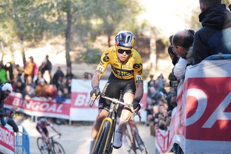Wout van Aert in action in Benidorm