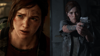 Ellie in both The Last of Us 1 and 2.