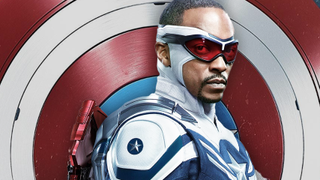 Anthony Mackie as Captain America in "Falcon and Winter Soldier."