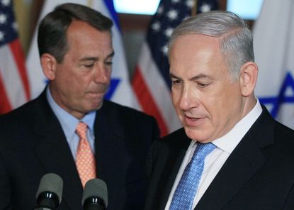 John Boehner and Benjamin Netanyahu