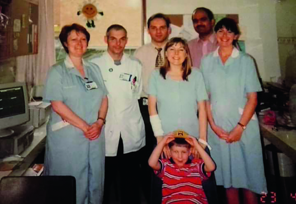 Vicky after her transplant