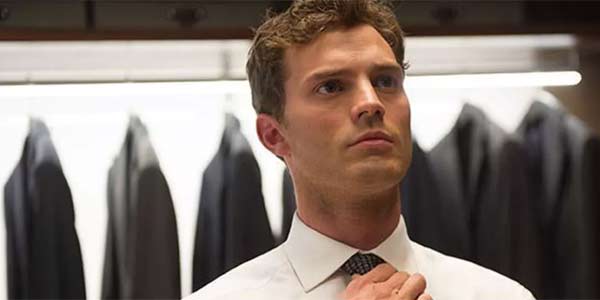 Jamie Dornan as Christian Grey in Fifty Shades of Grey