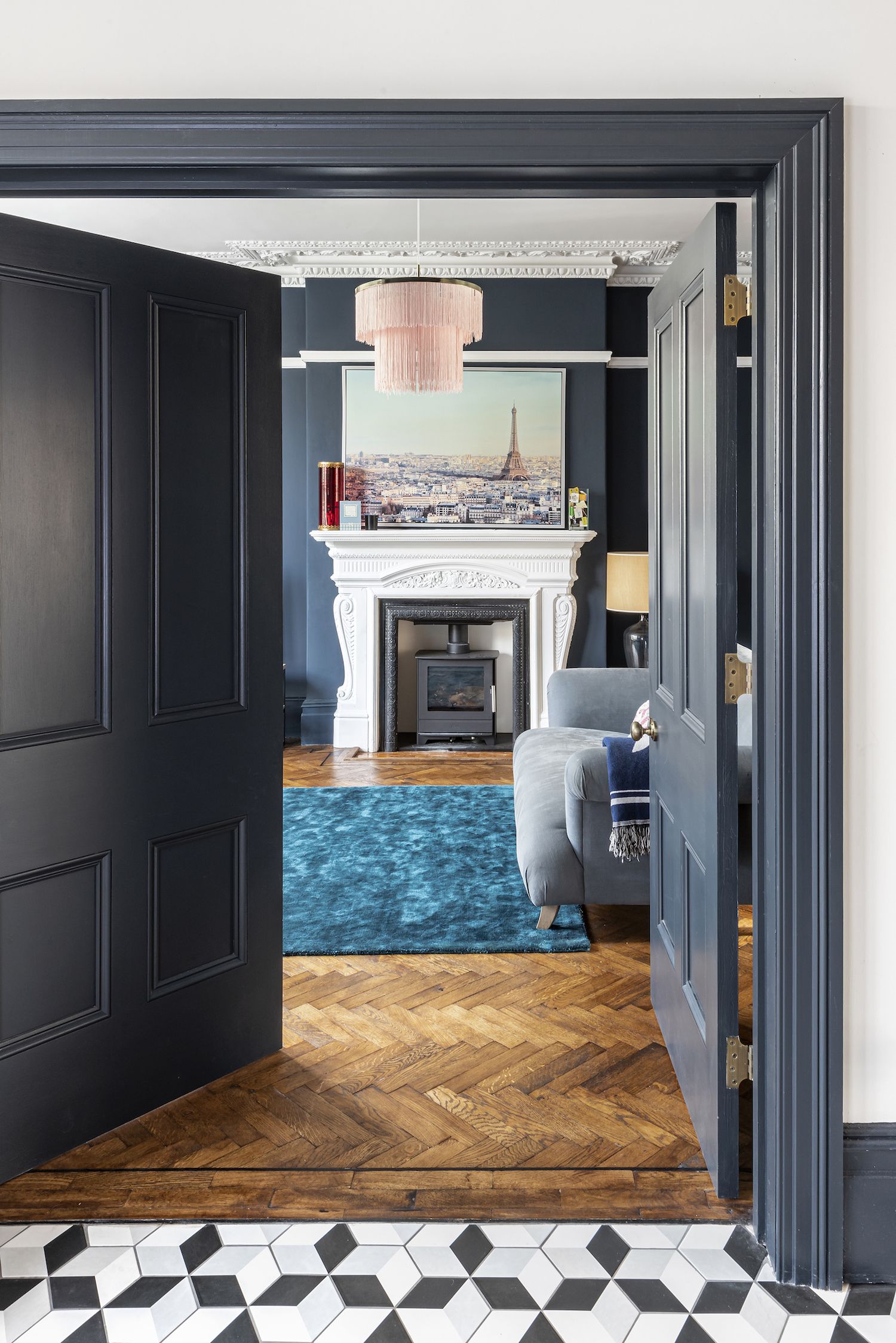 This colourful family home in Bristol gives period features a modern look