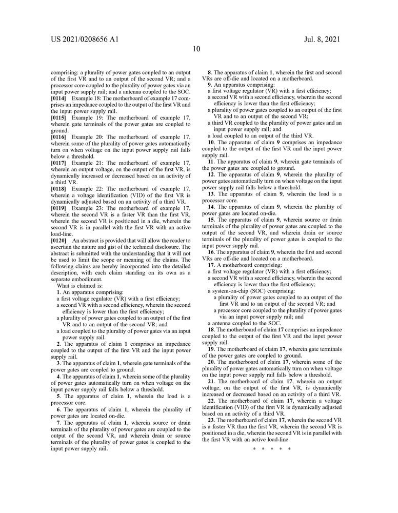 Digital Linear Regulator Clamping Method and Apparatus