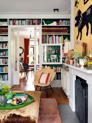Home library by Beata Heuman
