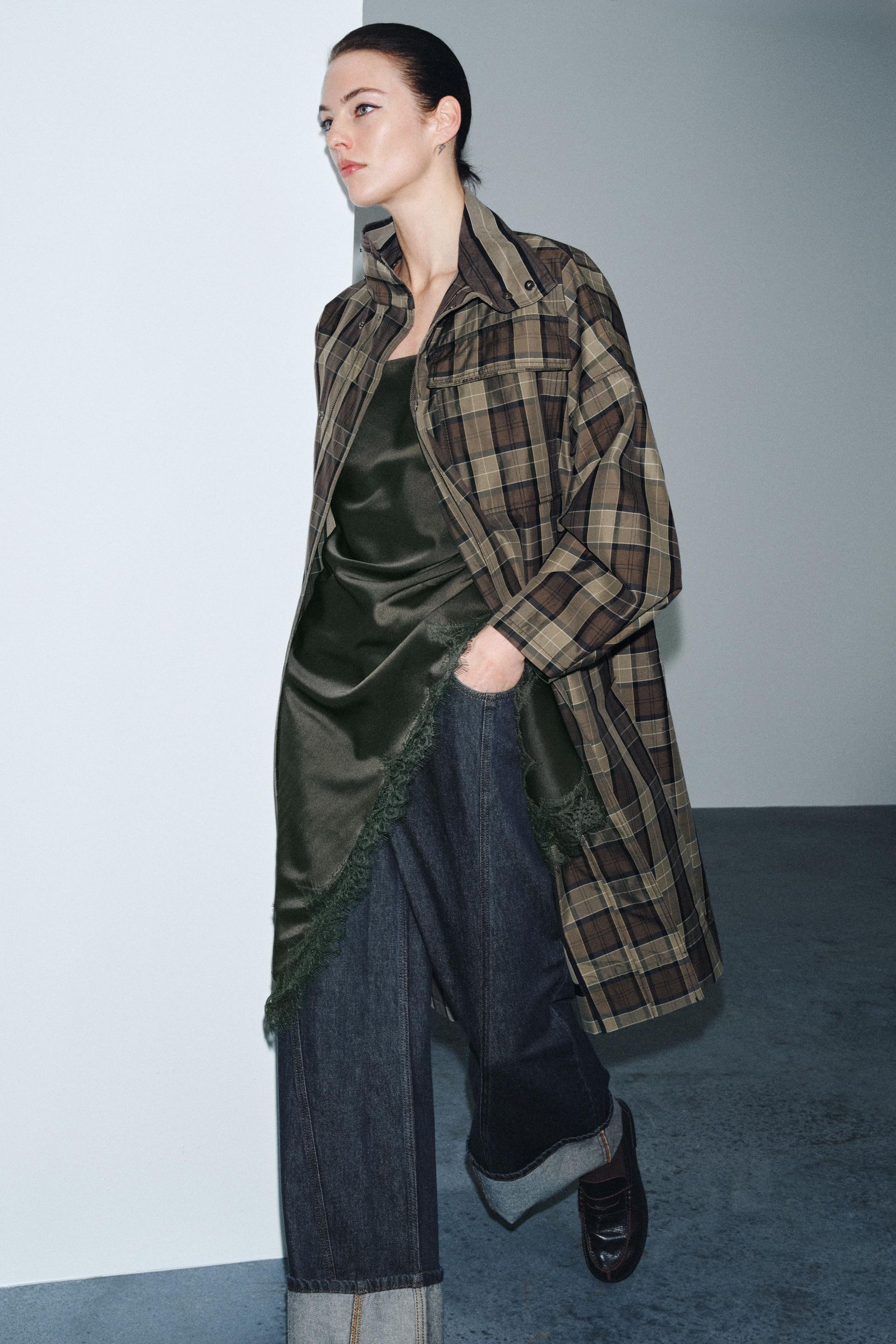 Zw Collection Mid-Rise Wide Leg Jeans