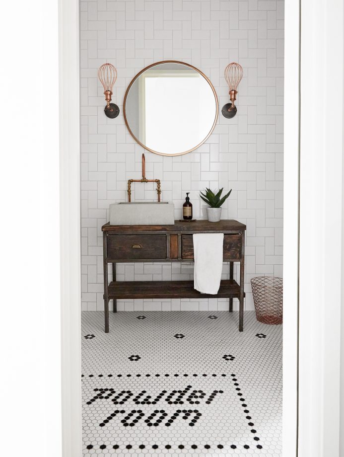 bathroom metro tile ideas