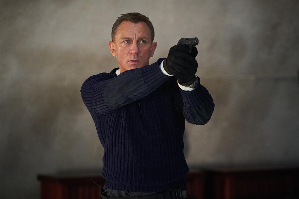 TV tonight – Daniel Craig stars in the nominated No Time To Die.