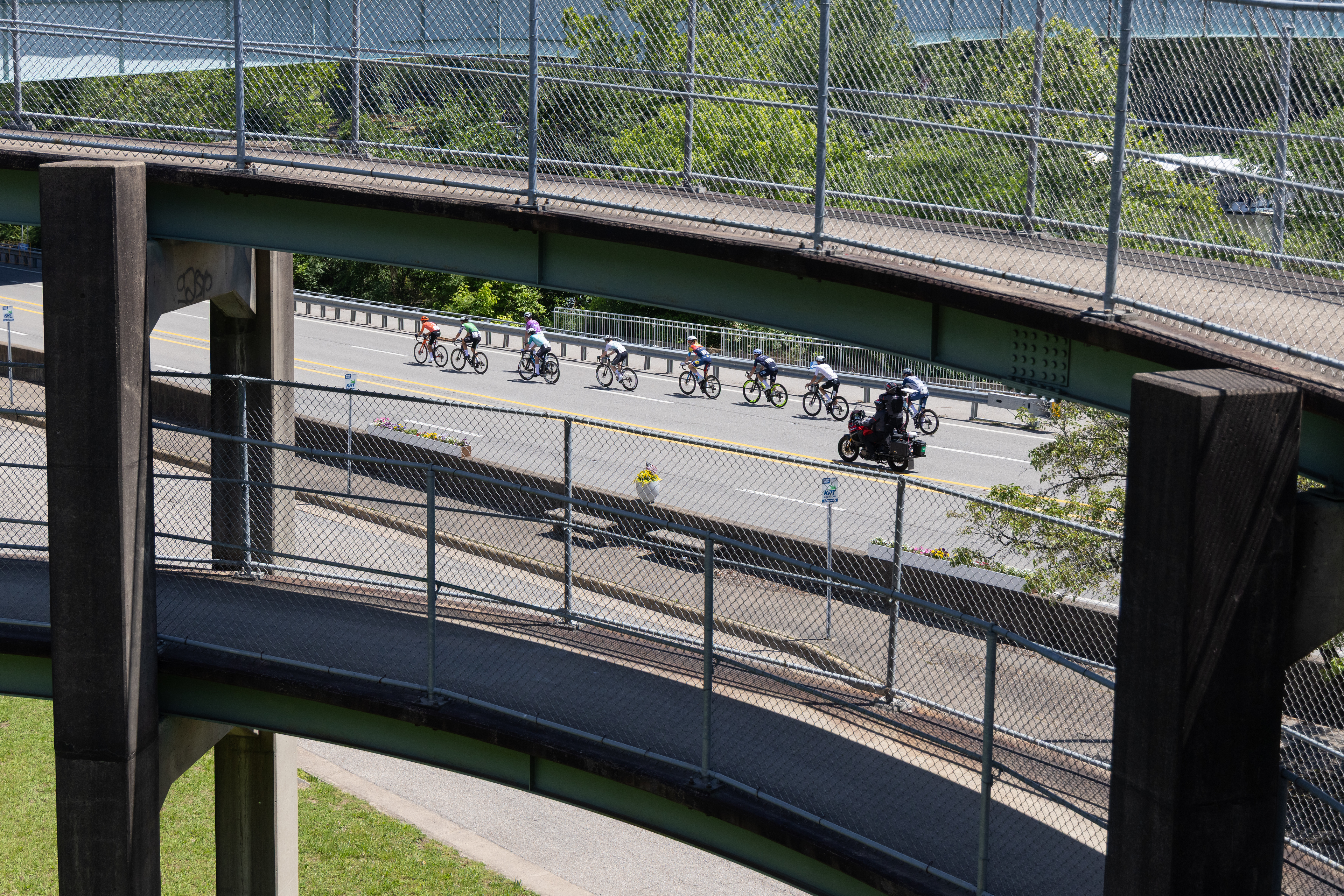 Both the elite men's and elite women's road races were livestreamed on FloBikes with help of MediaMotos.tv