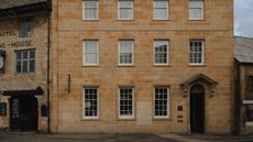 a former Barclays Bank in Stow in the Cotswolds with traditional Cotswold stone facade and georgian windows