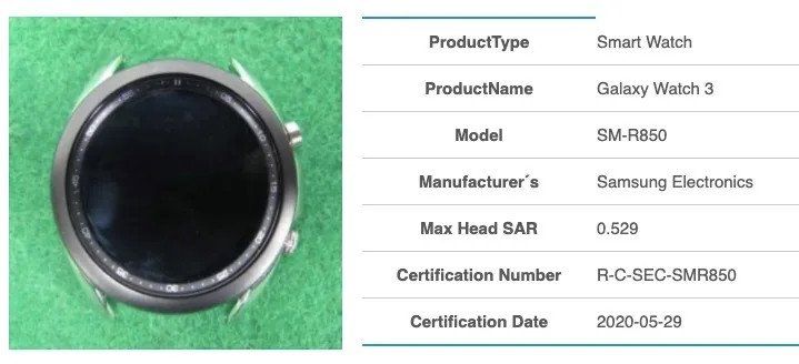 Samsung Galaxy Watch 3 Live Image