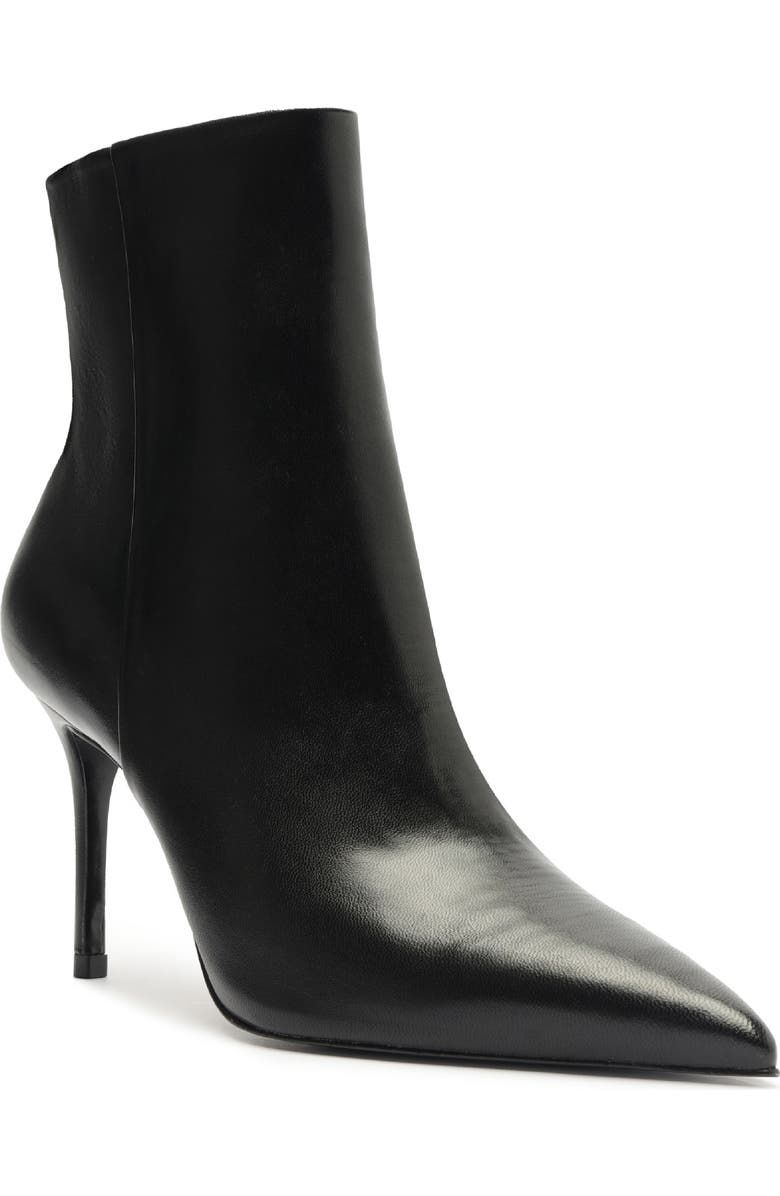 Mikki Casual Pointed Toe Genuine Calf Hair Bootie