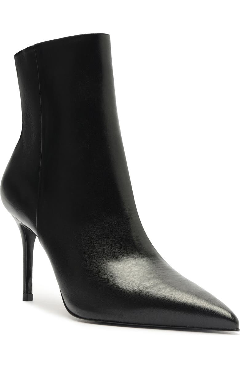 Mikki Casual Pointed Toe Genuine Calf Hair Bootie