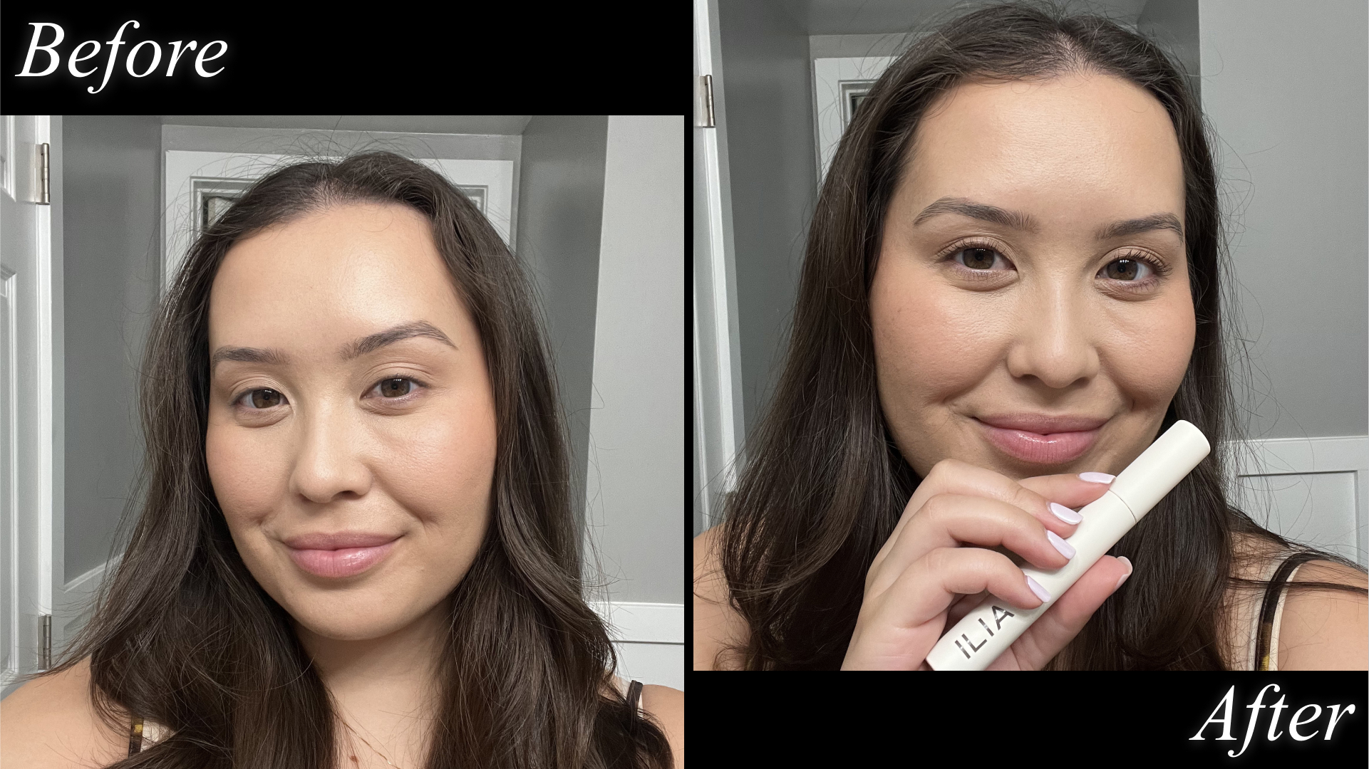Catharine Malzahn testing Ilia Limitless Lash Mascara