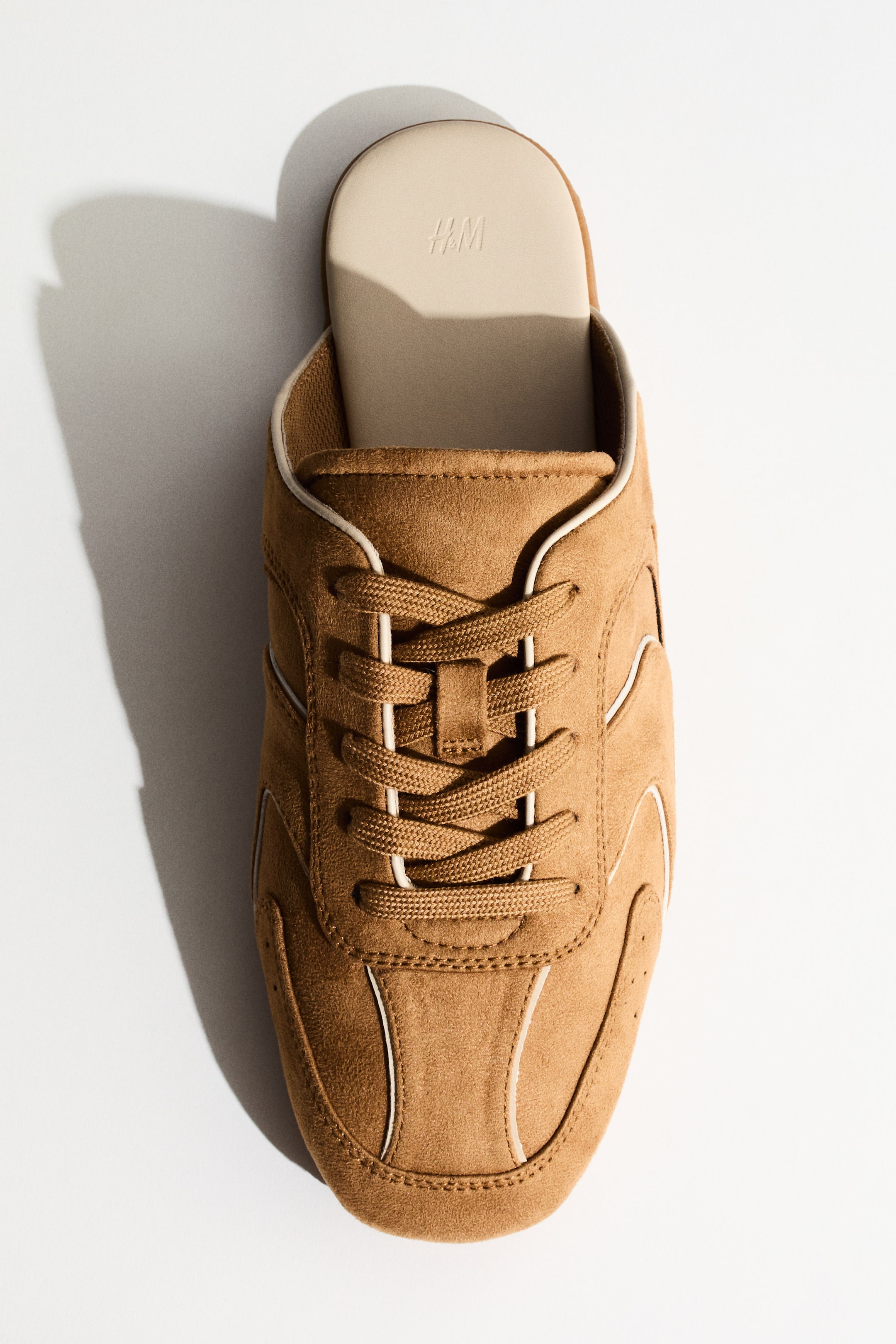 Sneaker-Style Leather Mules