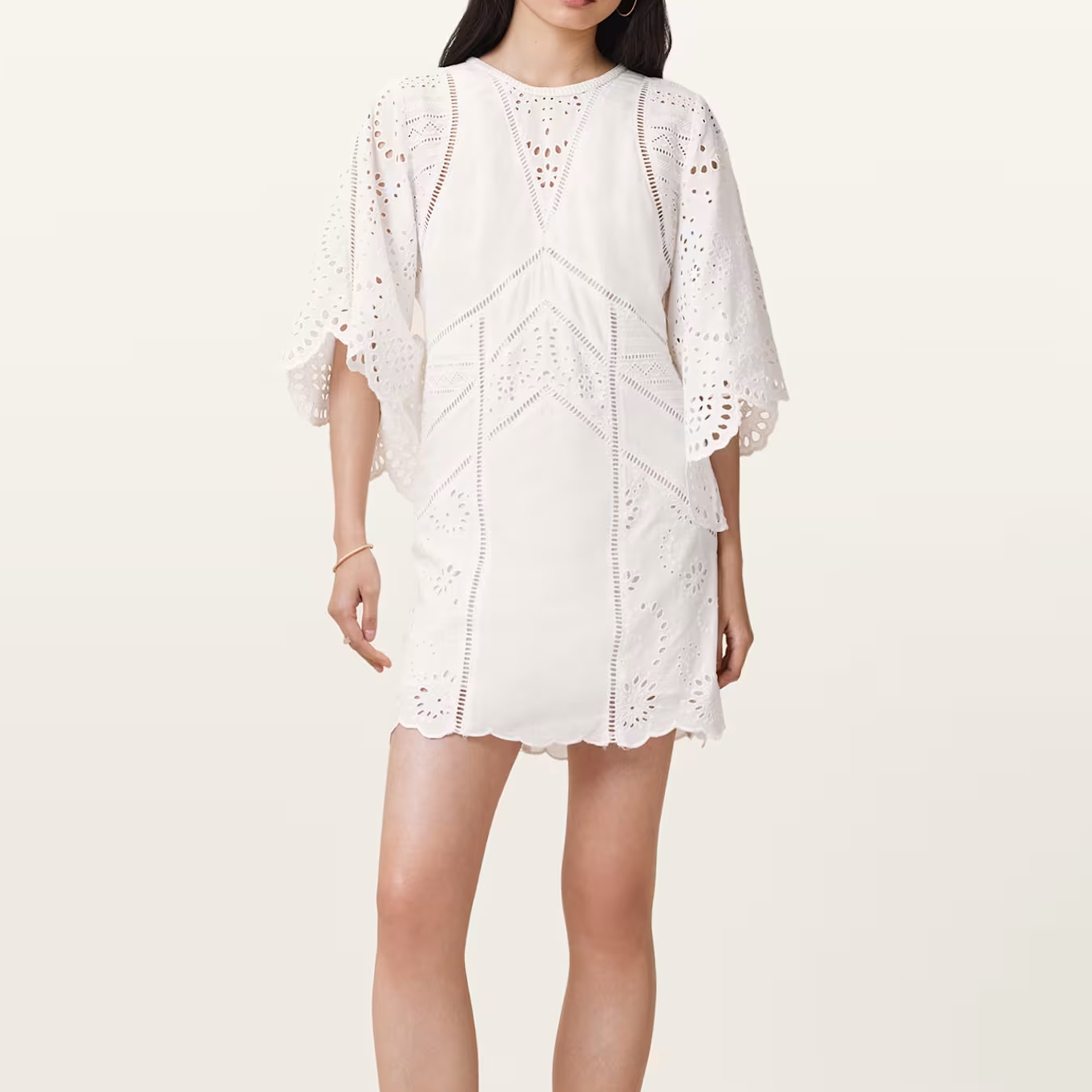 Luci Broderie Mini Dress