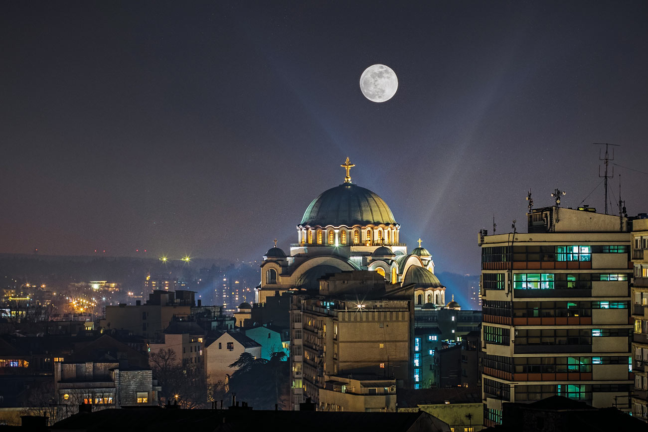 The church of Saint Sava in Belgrade