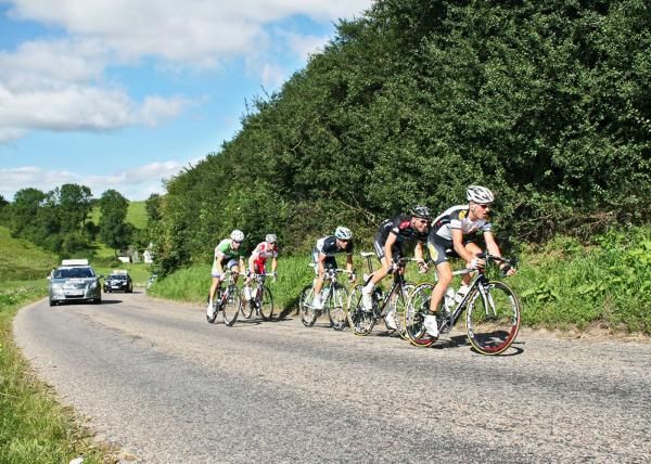 Five riders formed the break of the day
