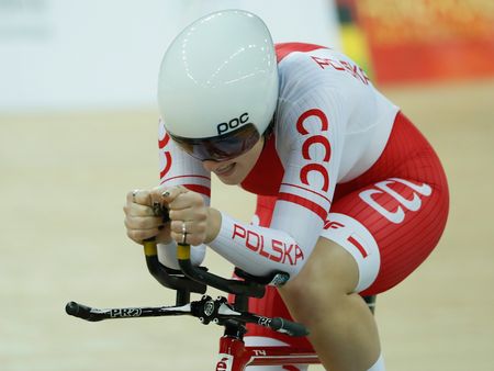 Justyna Kaczkowska of Poland competes in Women's Individual Pusuit Qualifying on Day 4 in 2017 UCI Track Cycling World Championships