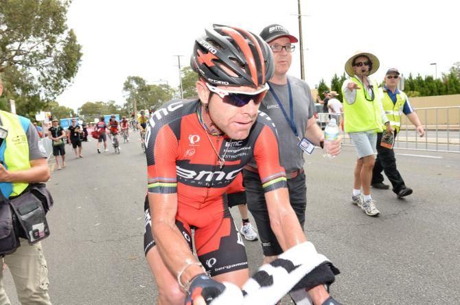 Cadel Evans (Team BMC) after his win