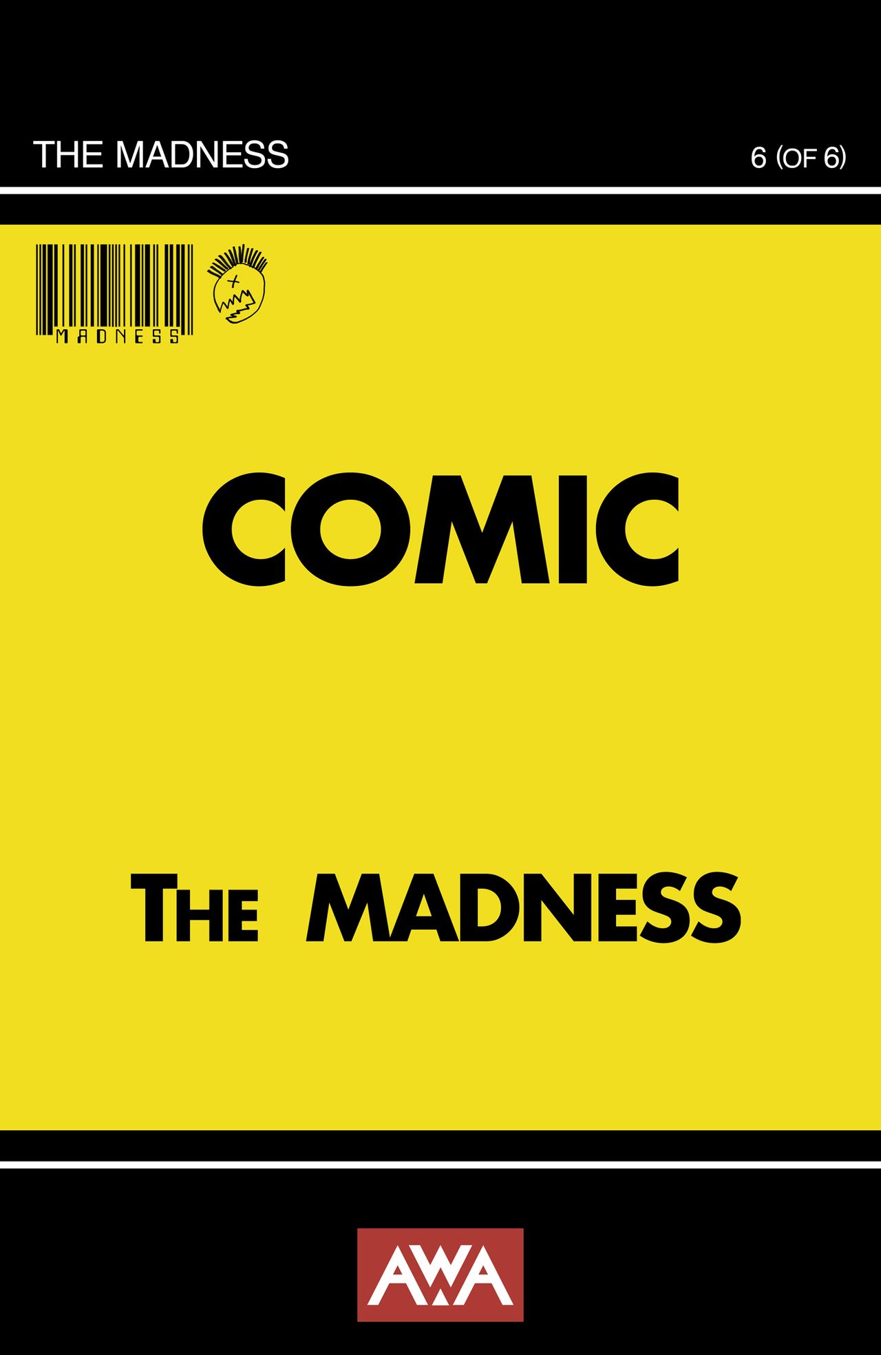 The various "punk rock" covers for The Madness #1.