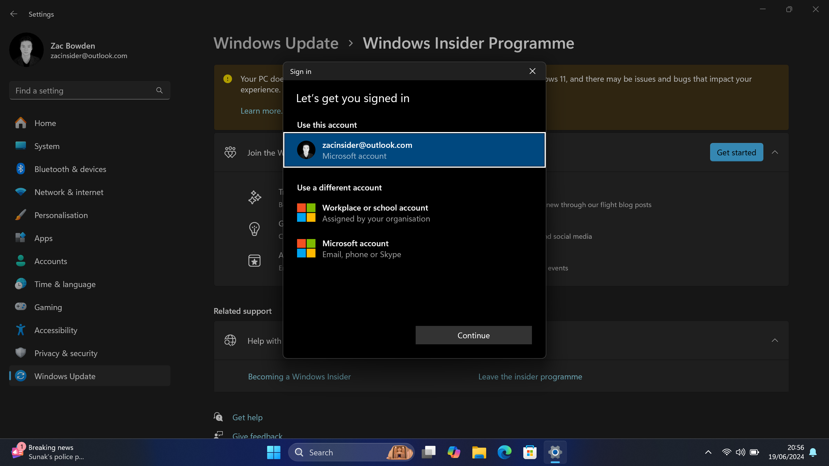 Programma Windows Insider