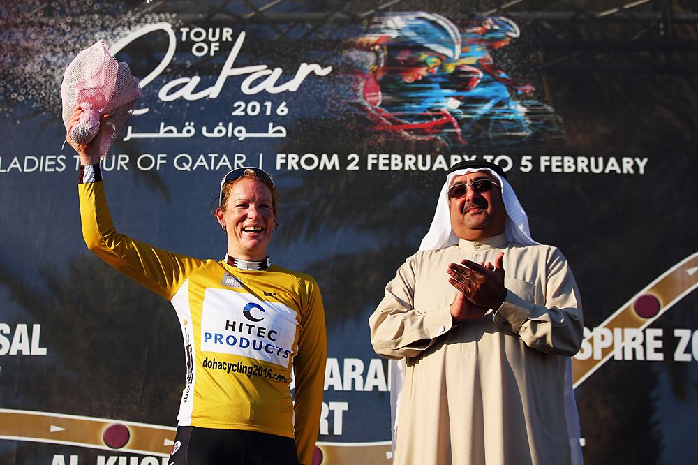 Kirsten Wild (Hitec Products) wins Ladies Tour of Qatar stage 1