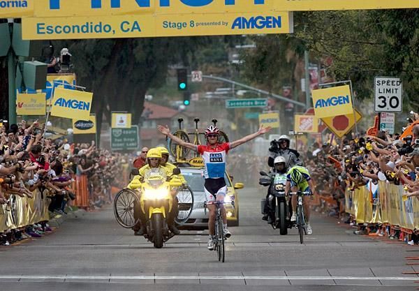 Frank Schleck won the 2009 Tour of California stage in Escondido