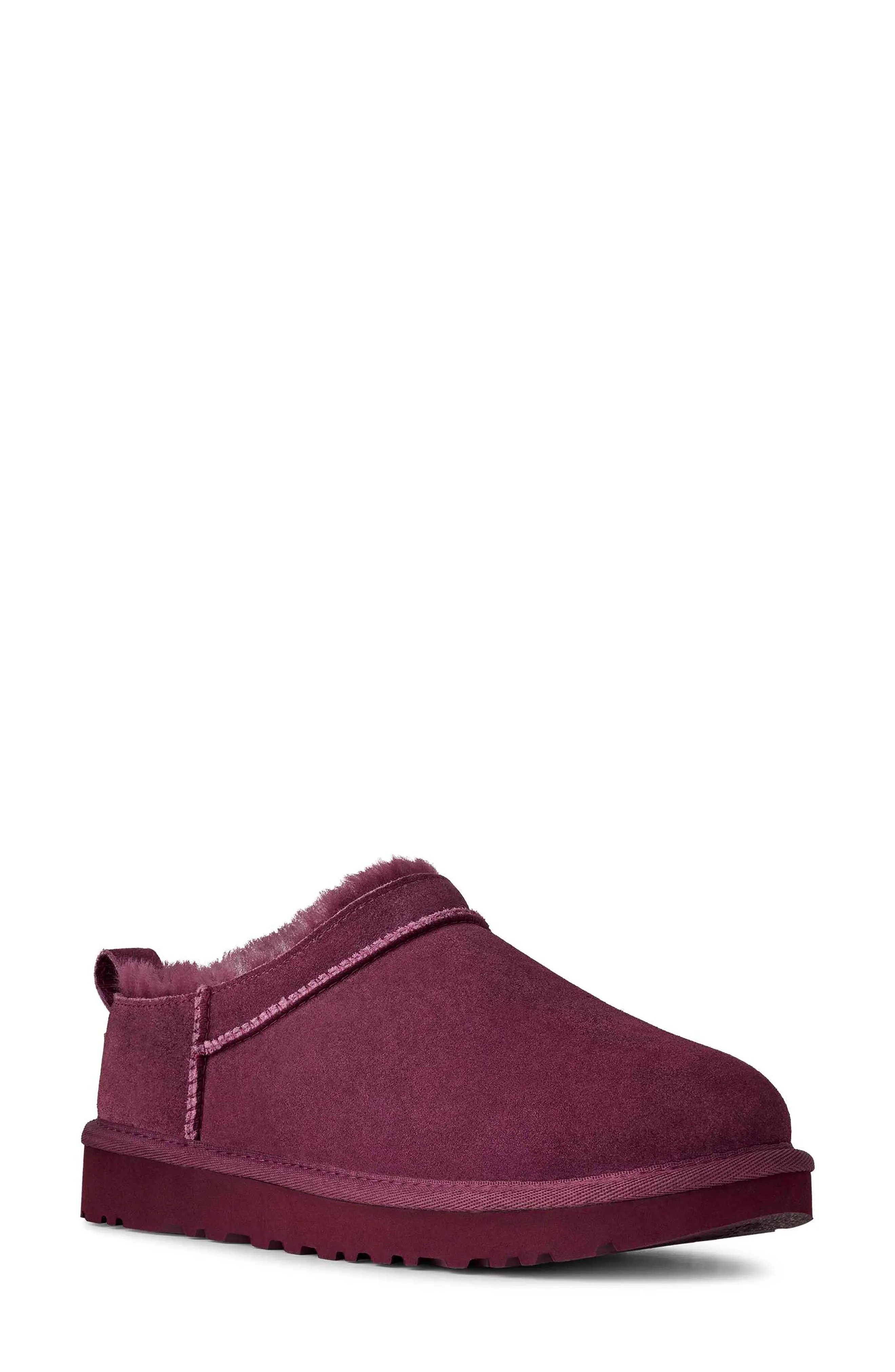 UGG Classic Micro Genuine Shearling Lined Slip-On.