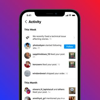 Instragram Activity Feed Outage Resolved