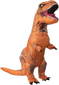 Inflatable T-rex dinosaur costume| $98$49 at Amazon