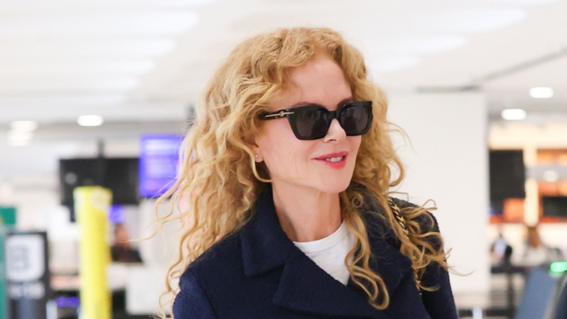 Sydney, AUSTRALIA Nicole Kidman leaves Sydney after a short visit where it rumoured she is selling her Sydney property, dripping in Chanel clothing wearing a Navy Chanel Blazer and matching handbag and Chanel sunglasses at Sydney Airport, Sydney, Australia.Pictured: Nicole KidmanBACKGRID USA 11 FEBRUARY 2026 BYLINE MUST READ: KHAP / BACKGRIDUSA: +1 310 798 9111 / usasales@backgrid.comUK: +44 208 344 2007 / uksales@backgrid.com*UK Clients - Pictures Containing ChildrenPlease Pixelate Face Prior To Publication*